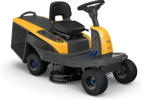 Stiga Akku-Rasentraktor Swift 372e mit 72 cm Schnittbreite und 48V Leistung