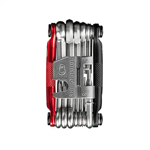 Fahrrad-Multitool Crankbrothers Multi-19 Werkzeug in schwarz/rot