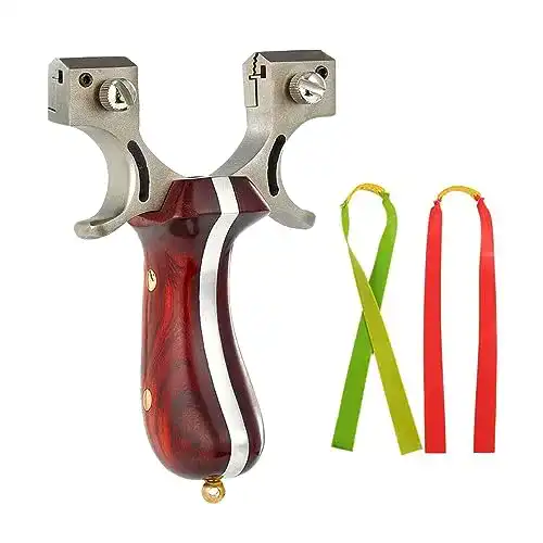 Huntingdoor Steinschleuder – Kompakte Zwille für Outdoor-Aktivitäten