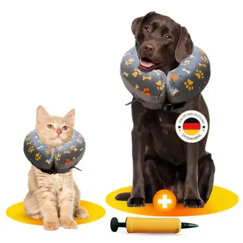 Halskrause für Hunde und Katzen AVIDA ZEN mit Leckschutz