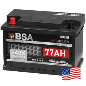 Autobatterie 77Ah Bsa Battery 680A/EN für verschiedene Fahrzeuge