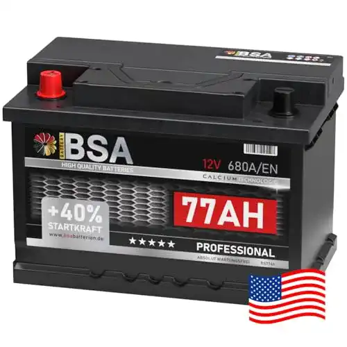 Autobatterie 77Ah Bsa Battery 680A/EN für verschiedene Fahrzeuge