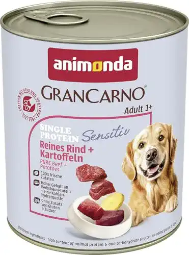 Animonda Nassfutter für Hunde GranCarno Adult Sensitiv Rind