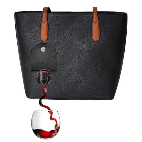 Shopper Tasche PortoVino Classic Tragetasche Schwarz