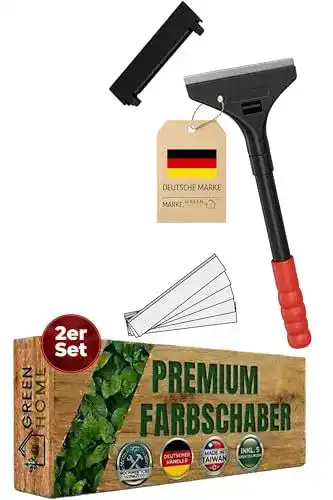Tapetenschaber Green Home Farbschaber 30 cm mit Ersatzklingen