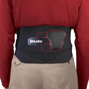 Rückenbandage mit Pelotte von Mueller für Lumbalbereich