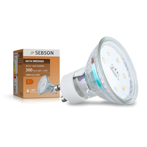 Sebson GU10 LED Lampen warmweiß 3,5W im 10er Set