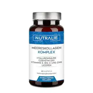 Hyaluron-Kollagen-Kapseln von Nutralie mit Meereskollagen