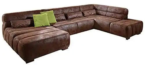 Wohnlandschaft Cavadore Scoutano in U-Form, XXL-Couch für Wohnräume