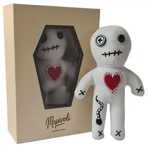 Voodoo-Puppe Mapanoli mit Nadeln, Sarg Box und Anleitung