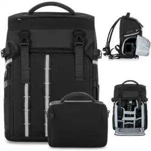 Fotorucksack Elviros 2-in-1 mit separater Kameratasche