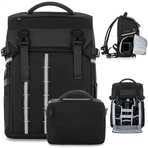 Fotorucksack Elviros 2-in-1 mit separater Kameratasche