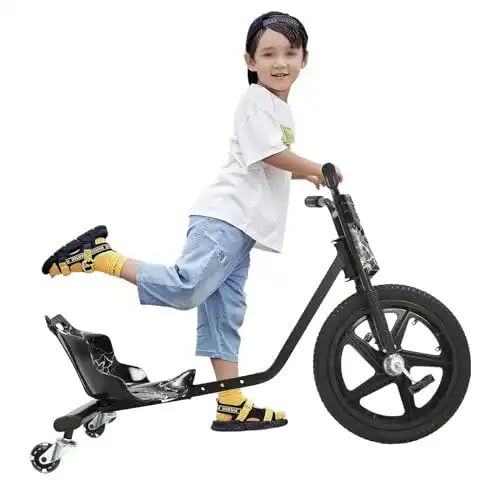 Drift-Trike Ruetery Drift Cart 16 Zoll Drift Scooter für Kinder