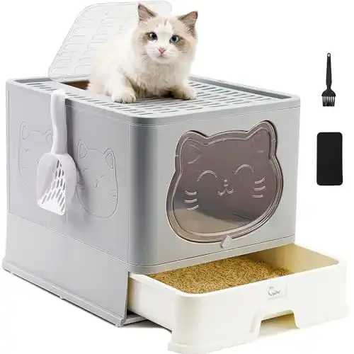 Katzenklo HelloMiao vollständig geschlossene Katzentoilette