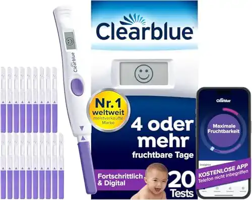 Ovulationstest Clearblue Kinderwunsch Kit mit 20 Tests