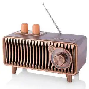 Retro Bluetooth Lautsprecher Cyboris im Vintage Design mit FM Radio