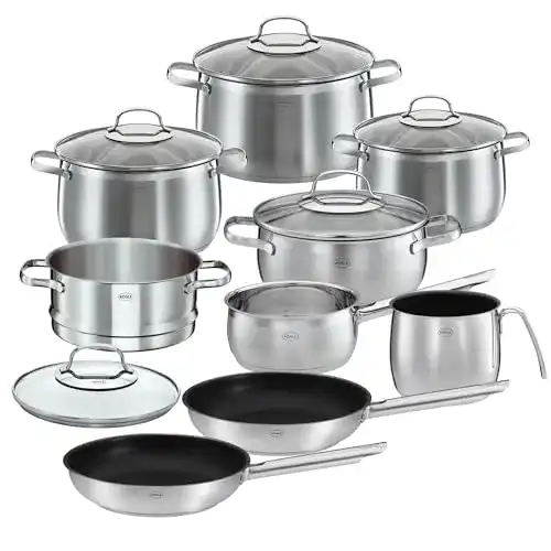 Rösle Elegance Globe Topfset 10-teilig aus Edelstahl