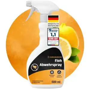 Flohspray Panteer Schädlingsmeister Floh Abwehrspray 500 ml für Wohnung und Möbel
