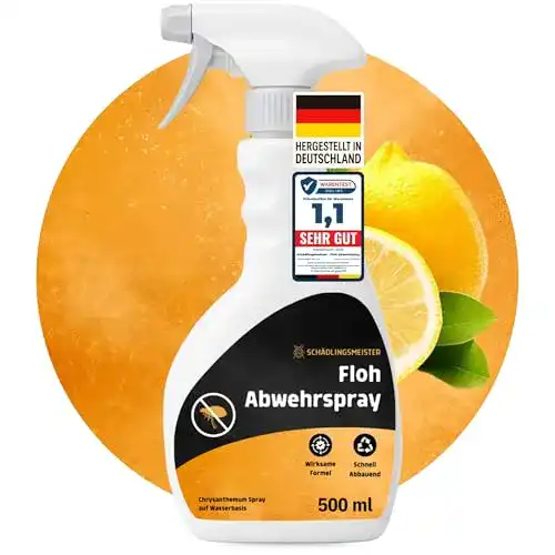 Flohspray Panteer Schädlingsmeister Floh Abwehrspray 500 ml für Wohnung und Möbel