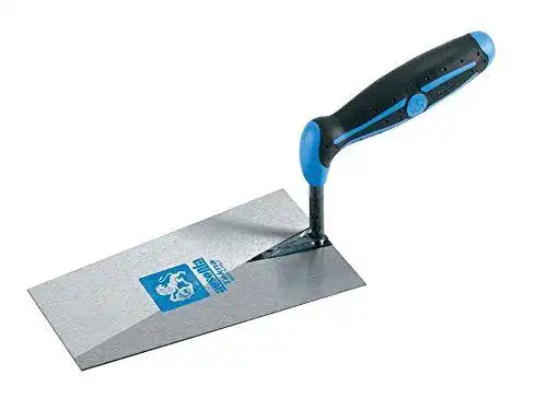 Maurerkelle Ausonia 40055 eckig 18 cm mit 2-Komponenten Gummi Griff