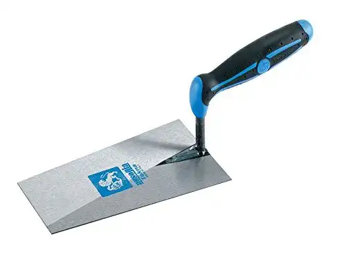 Maurerkelle Ausonia 40055 eckig 18 cm mit 2-Komponenten Gummi Griff