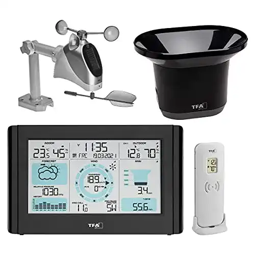 TFA Dostmann Wetterstation Weather Pro Funk mit Wettervorhersage