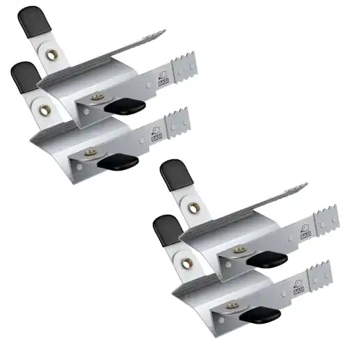 Rollladensicherung Basi – 2 Paar Rollladenklemmen für Einbruchschutz