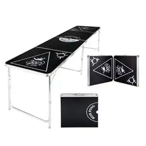Bier Pong Tisch aus Aluminium für Partys und Spiele
