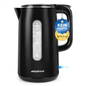 Aigostar Frey Wasserkocher aus Edelstahl mit 1,7L Fassungsvermögen