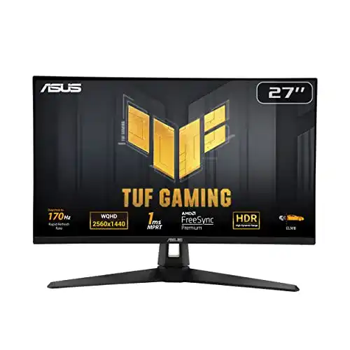 Gaming-Monitor 27 Zoll ASUS TUF Gaming VG27AQA1A mit WQHD Auflösung