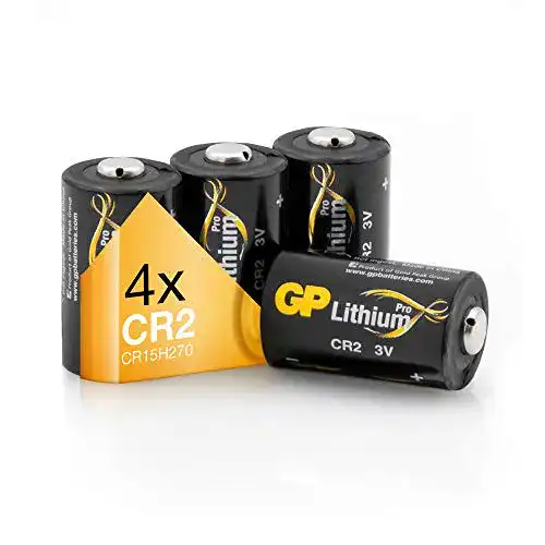 CR2 Batterie GP 3V Lithium Pro Schwarz-Gold (4 Stück)