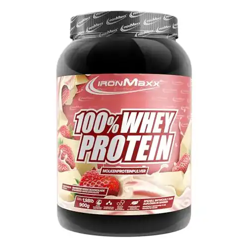 Eiweißpulver IronMaxx 100% Whey Protein Pulver für Muskelaufbau