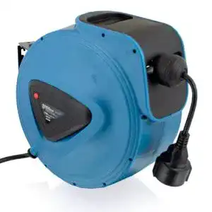 Kabeltrommel Automatik BITUXX für Stromkabel und Steckdose