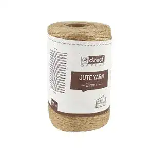 Jute Schnur 50m Naturbraun Kordel für Bastel- und Dekorationszwecke