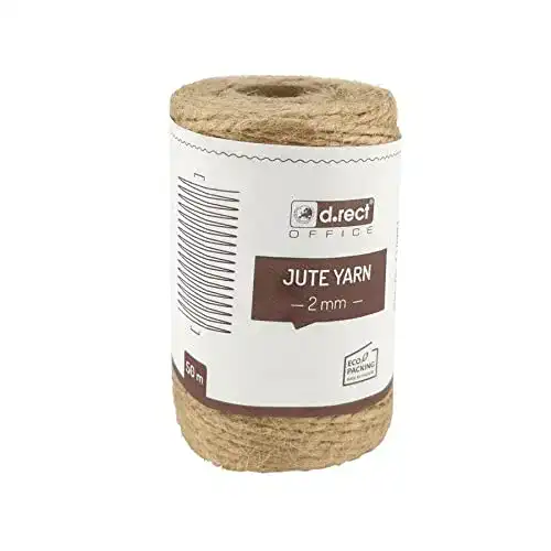 Jute Schnur 50m Naturbraun Kordel für Bastel- und Dekorationszwecke