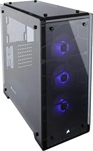 Corsair Crystal 570X RGB PC-Gehäuse, Mid-Tower ATX mit Glas-Seiten