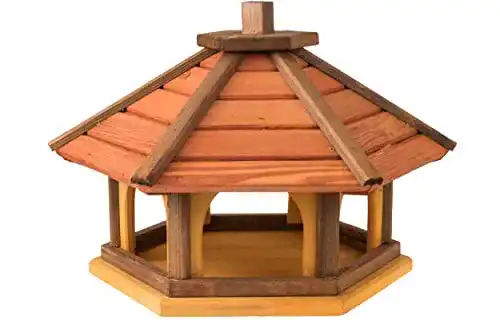 Vogelhaus groß von MAZUR International aus wetterfestem Holz