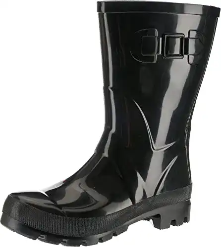 Beck Damen Gummistiefel in Schwarz, modisches Design