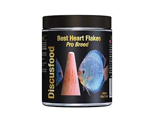 Flockenfutter für Fische von Discusfood Best Heart Pro Breed