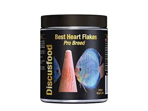 Flockenfutter für Fische von Discusfood Best Heart Pro Breed