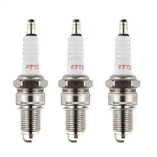 Zündkerzen Set für Rasenmäher Lbsamp 3 Stück F7TC und F6TC