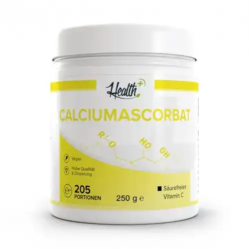 Vitamin C Pulver Zec+ Nutrition Health Calciumascorbat 250 g