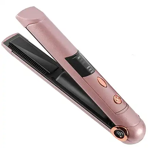 Kabelloses 2-in-1 Glätteisen und Lockenstab von Justdfine