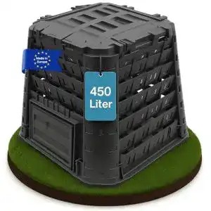 Thermo-Komposter Yourcasa 450 Liter aus wetterfestem Kunststoff