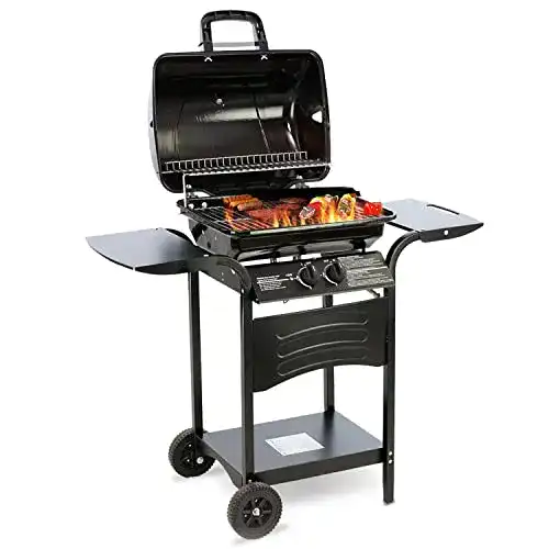 Gasgrill 2 Brenner MaxxGarden Gasgrill, 2-Brenner aus Edelstahl