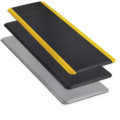 Anti-Ermüdungsmatte Floordirekt Soft-Tritt 60 x 200 cm in Schwarz