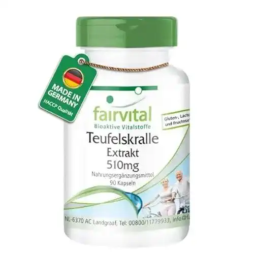 Teufelskralle Kapseln von fairvital mit 510 mg
