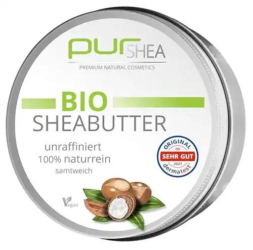 Bio Sheabutter unraffiniert und kaltgepresst in Alu-Dose