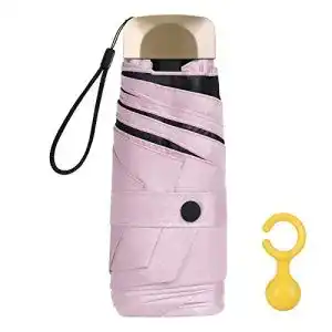Regenschirm Vicloon Mini, kompakter Taschenschirm mit 6 Rippen