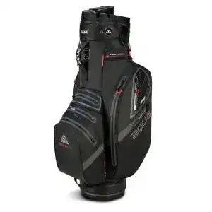 Wasserdichte Golfbags Big Max Aqua Silencio 4 Cartbag in Schwarz